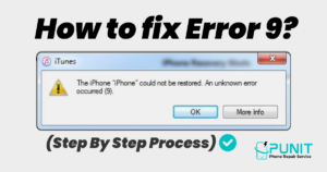 How to fix Error 9?